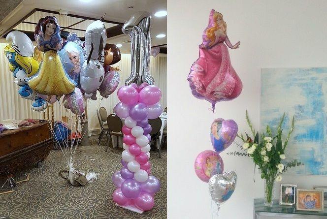 בלונים ליום הולדת לילדים בעיצוב צבעוני